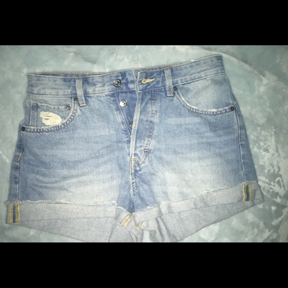 Denim shorts (selling a lot of shorts)